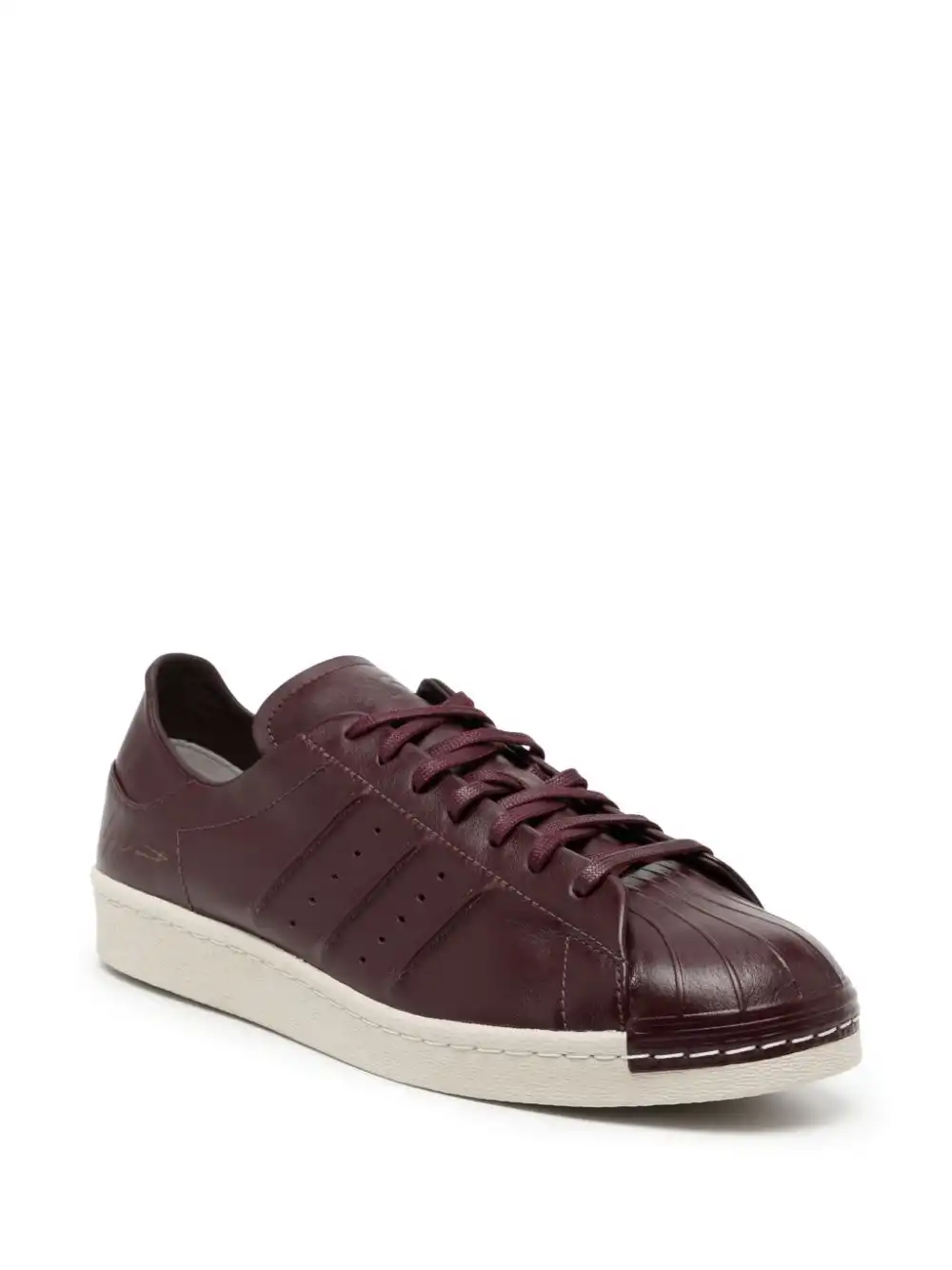 Bmlin adidas Y-3 Superstar lace-up leather sneakers 