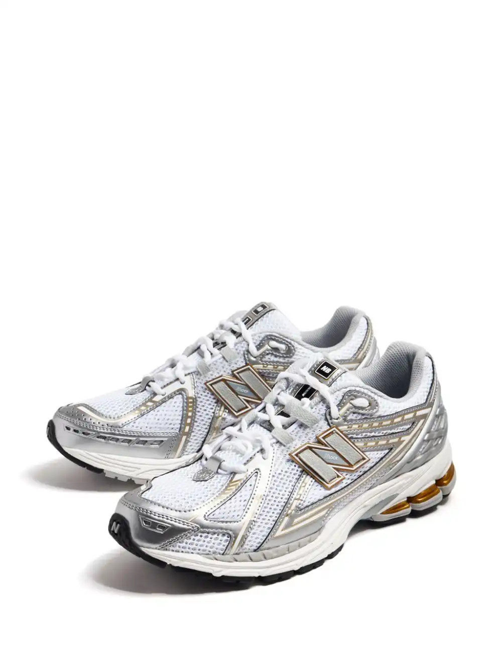 Cheap Husky New Balance 1906 metallic-effect sneakers 