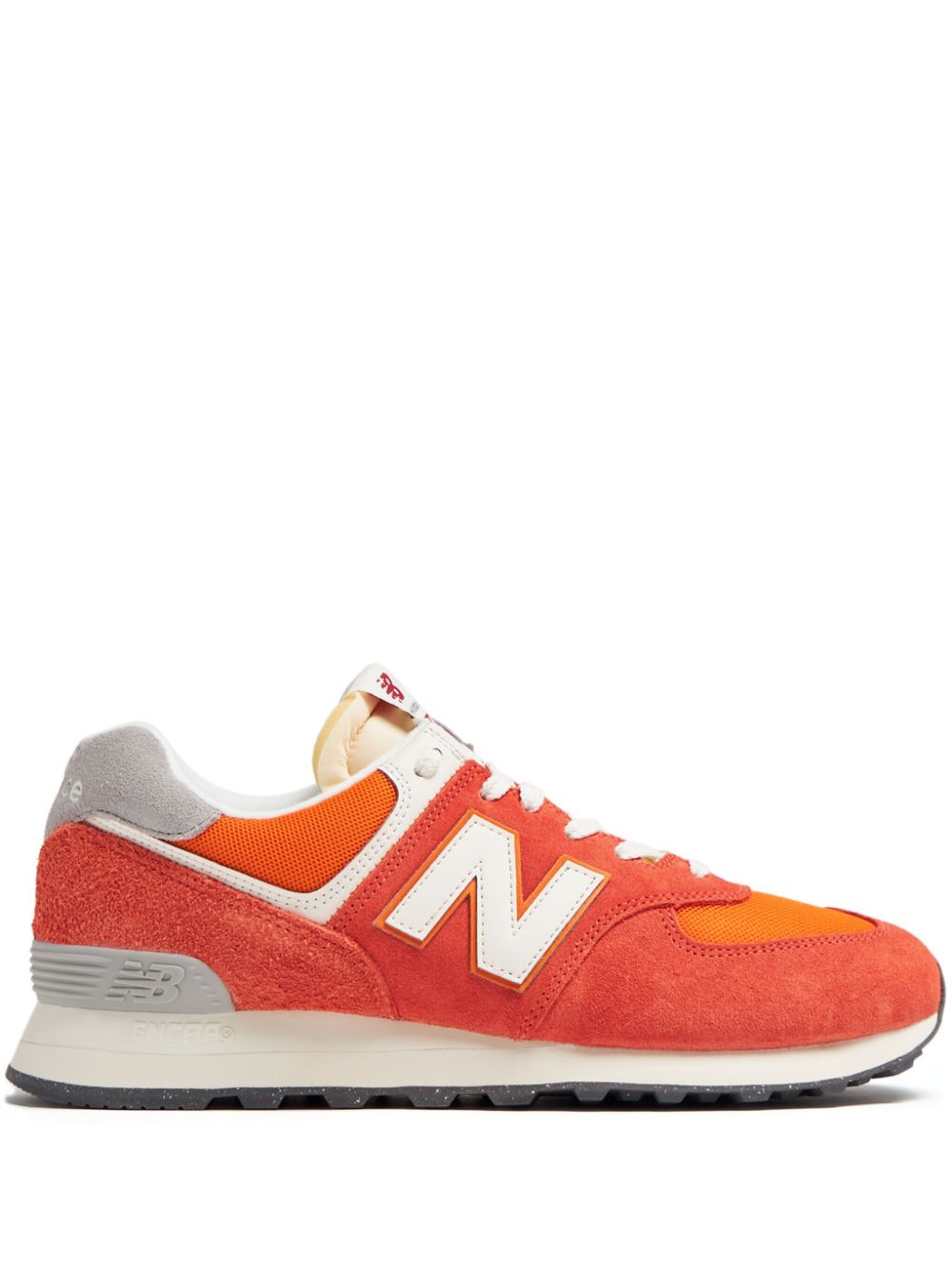 KICKWHO New Balance 574 colour-block suede sneakers 