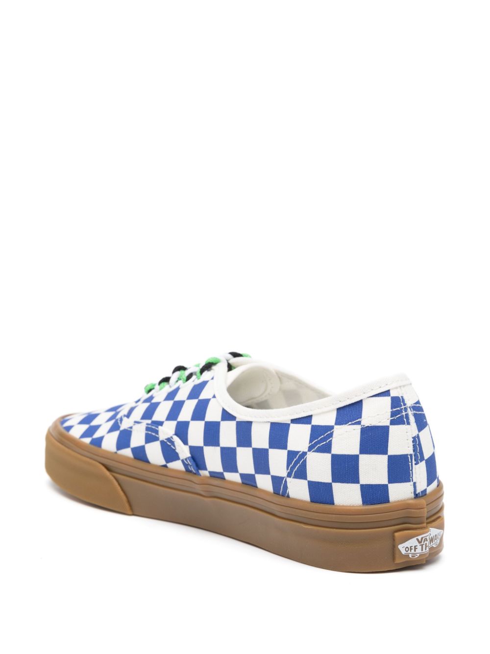 TB Vans checked canvas sneakers 