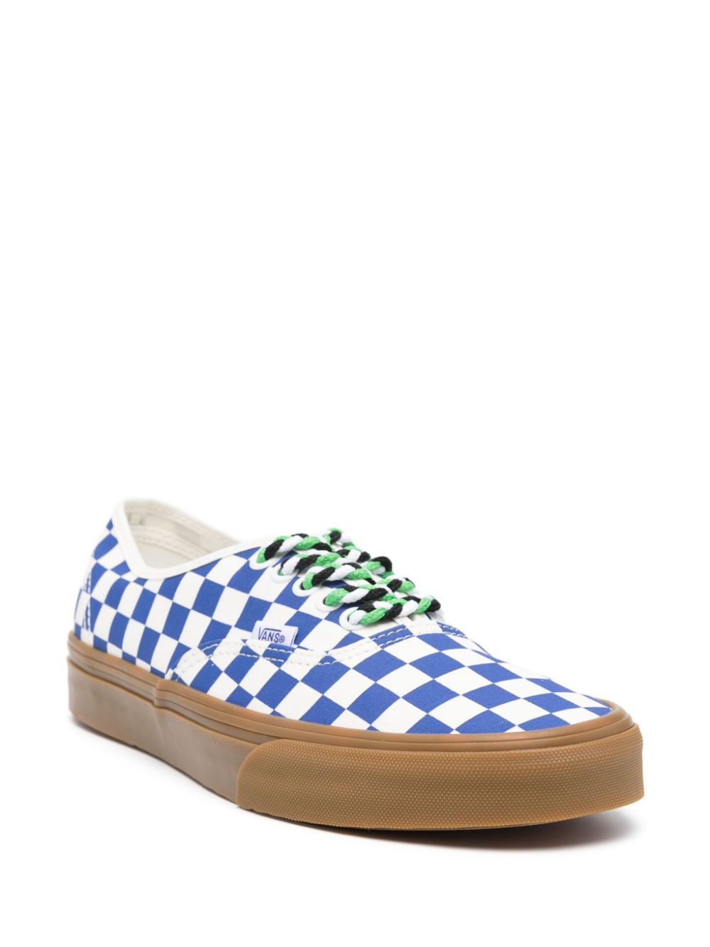 TB Vans checked canvas sneakers 