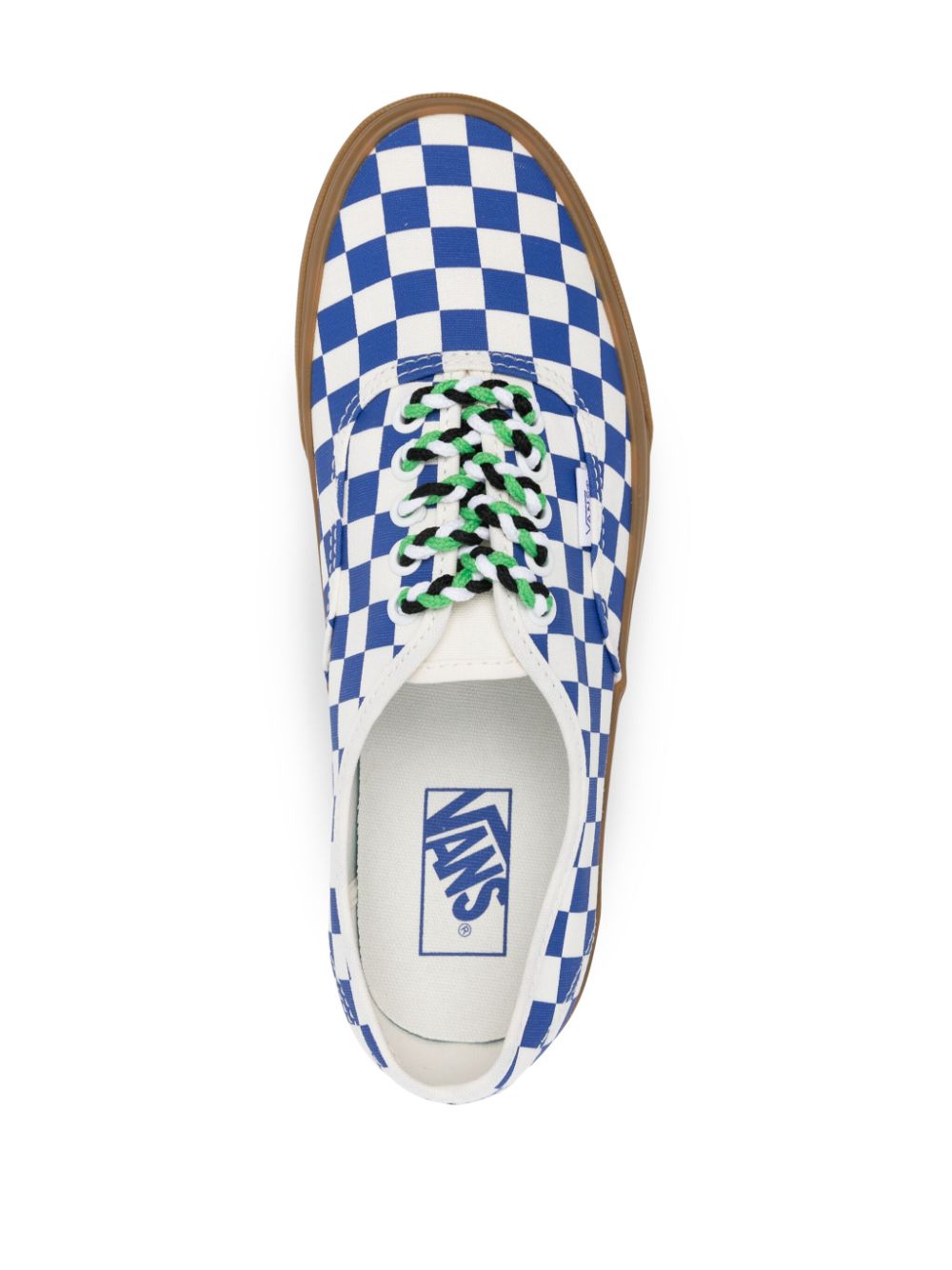 TB Vans checked canvas sneakers 