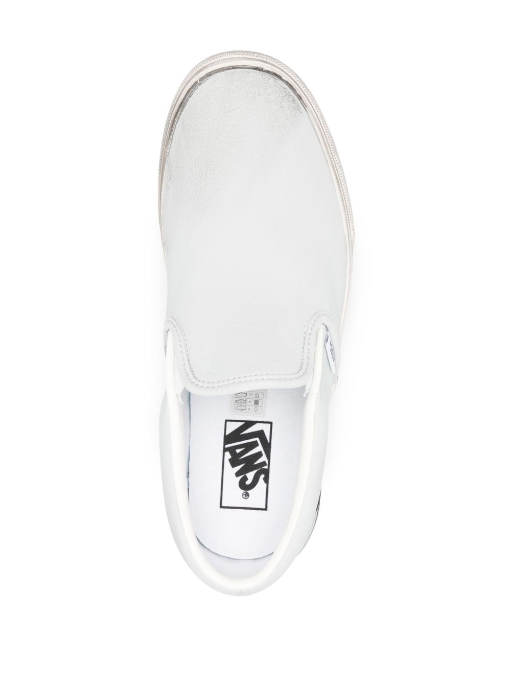 KICKWHO Vans leather slip-on sneakers 