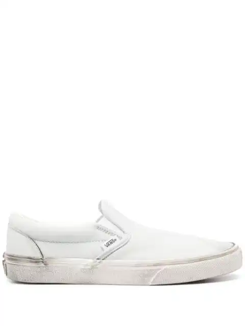 LY Vans leather slip-on sneakers 