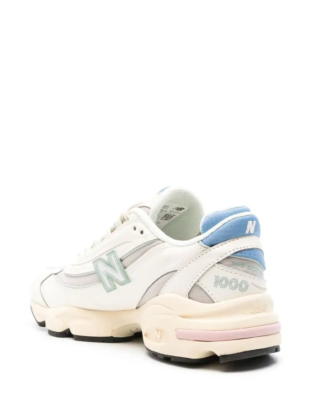 Reps LY New Balance 1000 contrasting leather snekaers 