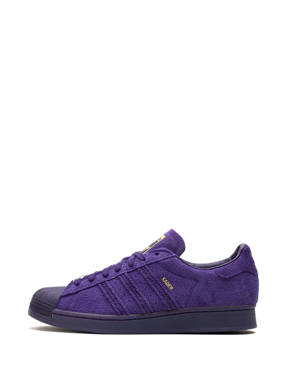 KICKWHO adidas x Kader Superstar ADV "Sylla Dark Purple" sneakers 