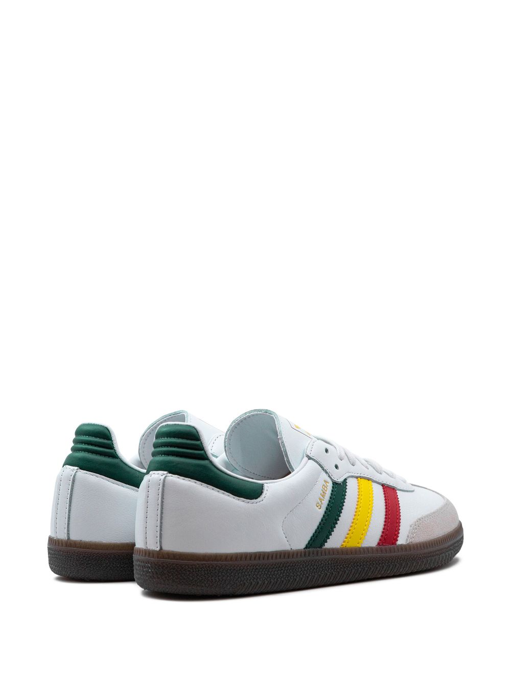 TB adidas Samba OG "Rasta Pack - White" sneakers 