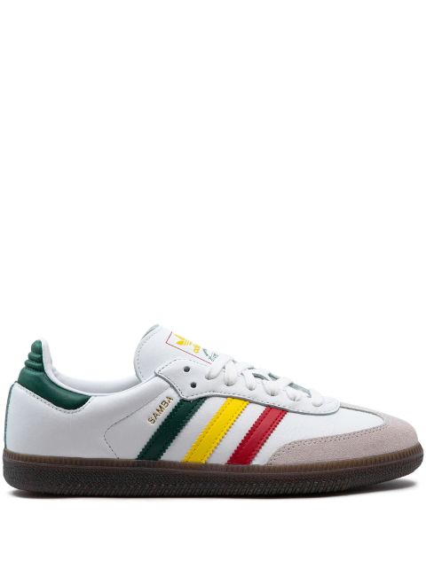 TB adidas Samba OG "Rasta Pack - White" sneakers 