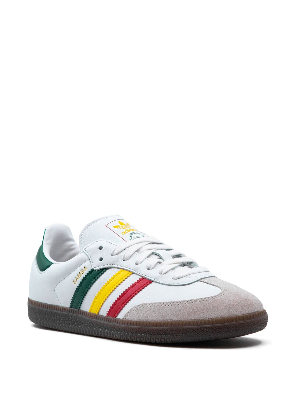 TB adidas Samba OG "Rasta Pack - White" sneakers 