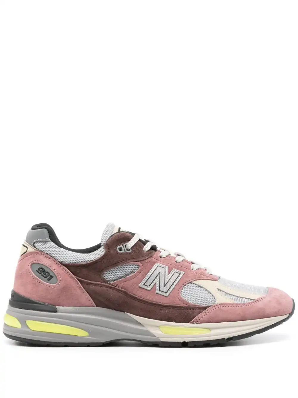 Cheap LY New Balance MADE in UK 991v2 logo-patch sneakers 