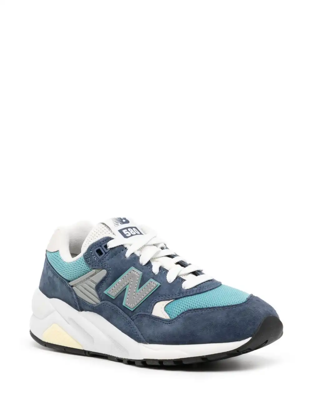 Rep Husky New Balance 580 V2 lace-up panelled sneakers 