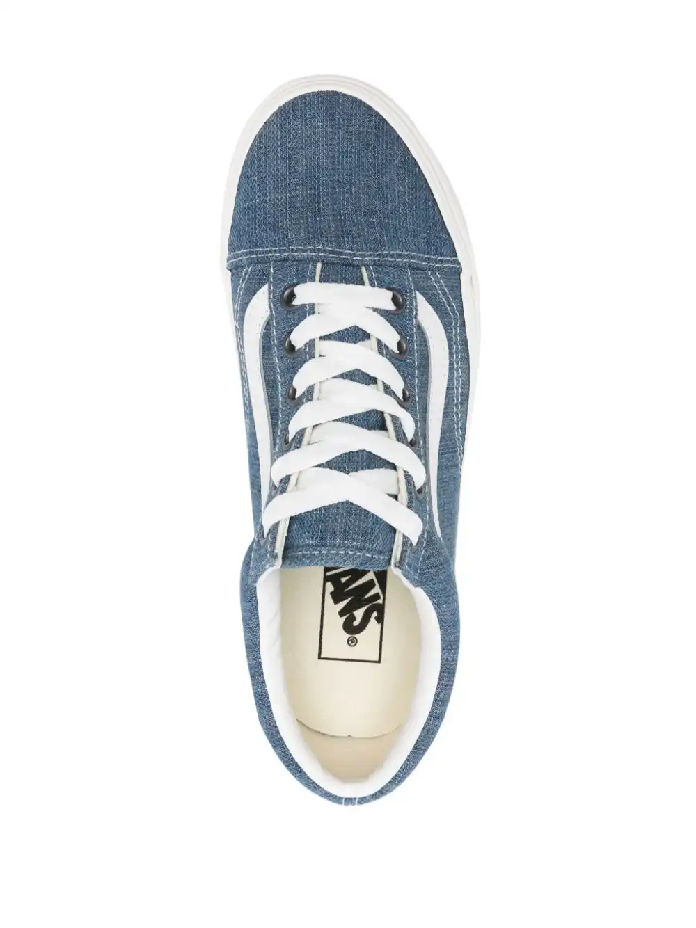 Cheap LY Vans Old Skool denim sneakers  