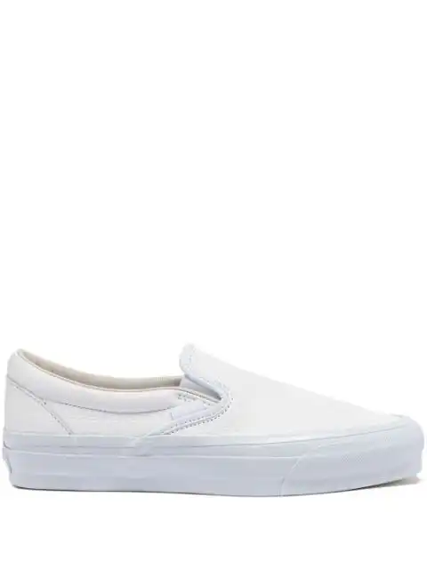 LY Vans leather classic slip-on sneakers 