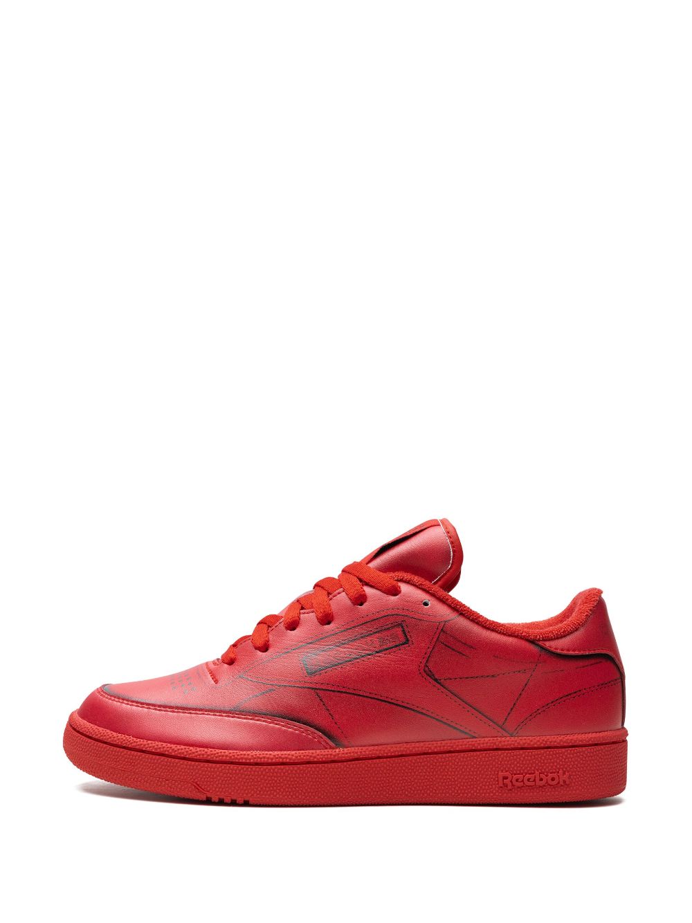 TB Reebok x Maison Margiela Club C "Vector Red" sneakers 