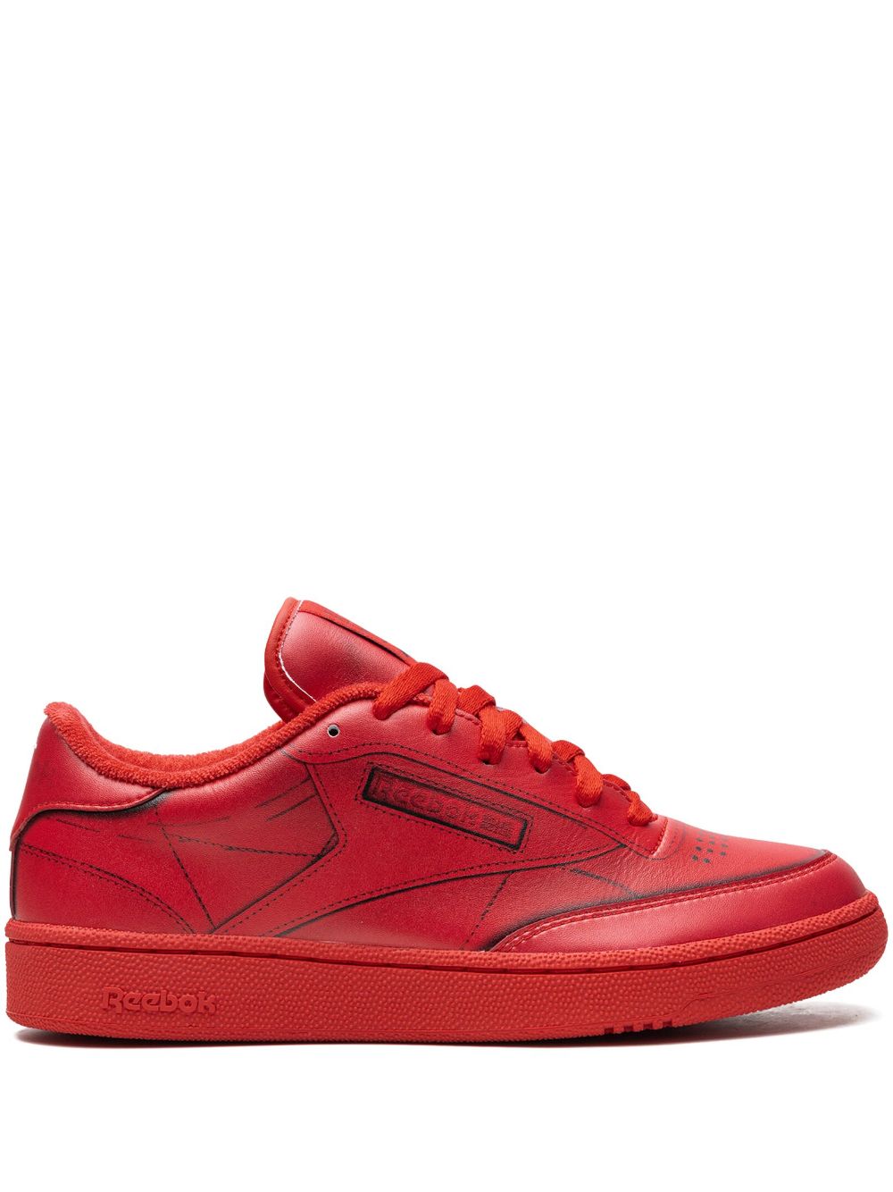 TB Reebok x Maison Margiela Club C "Vector Red" sneakers 