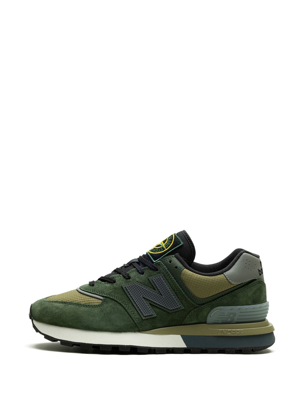 KICKWHO New Balance x Stone Island 574 Legacy "Dark Green" sneakers 