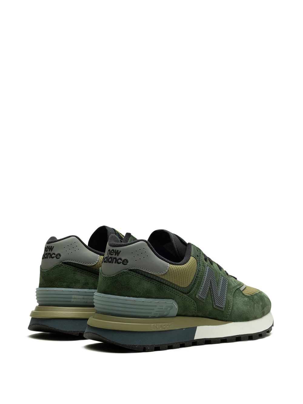 KICKWHO New Balance x Stone Island 574 Legacy "Dark Green" sneakers 