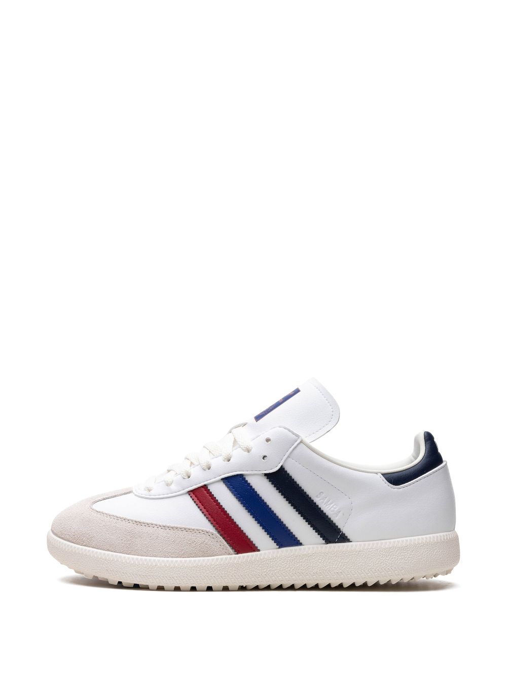 TB adidas x Kith Samba "Red Blue Navy" golf shoes  