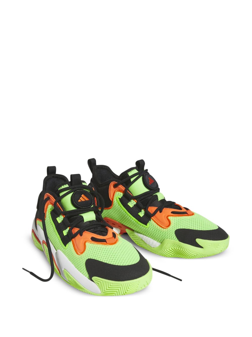 TB adidas BYW Select "Solar Green Impact Orange Core Black" sneakers 