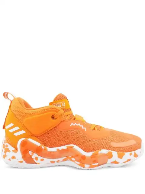 Husky adidas D.O.N. Issue #3 "Orange" sneakers 