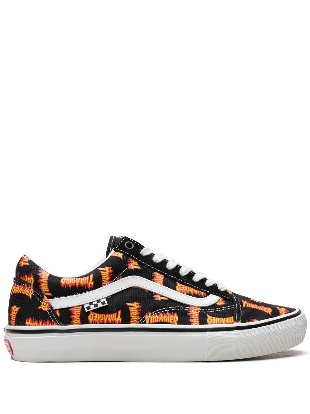 TB Vans x Thrasher Old Skool "Thrasher All Over Flame Logo" sneakers 