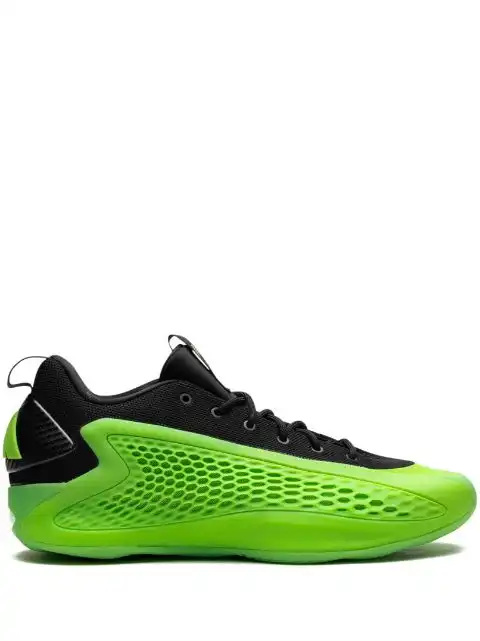 BK adidas Anthony Edwards 1 Low "Slime - Lucid Lime Aurora Ink Core Black" sneakers 