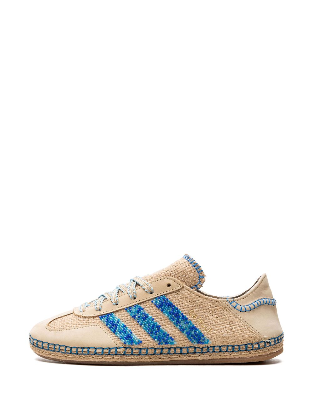 TB adidas x CLOT Gazelle "Linen Khaki Light Blue" sneakers 