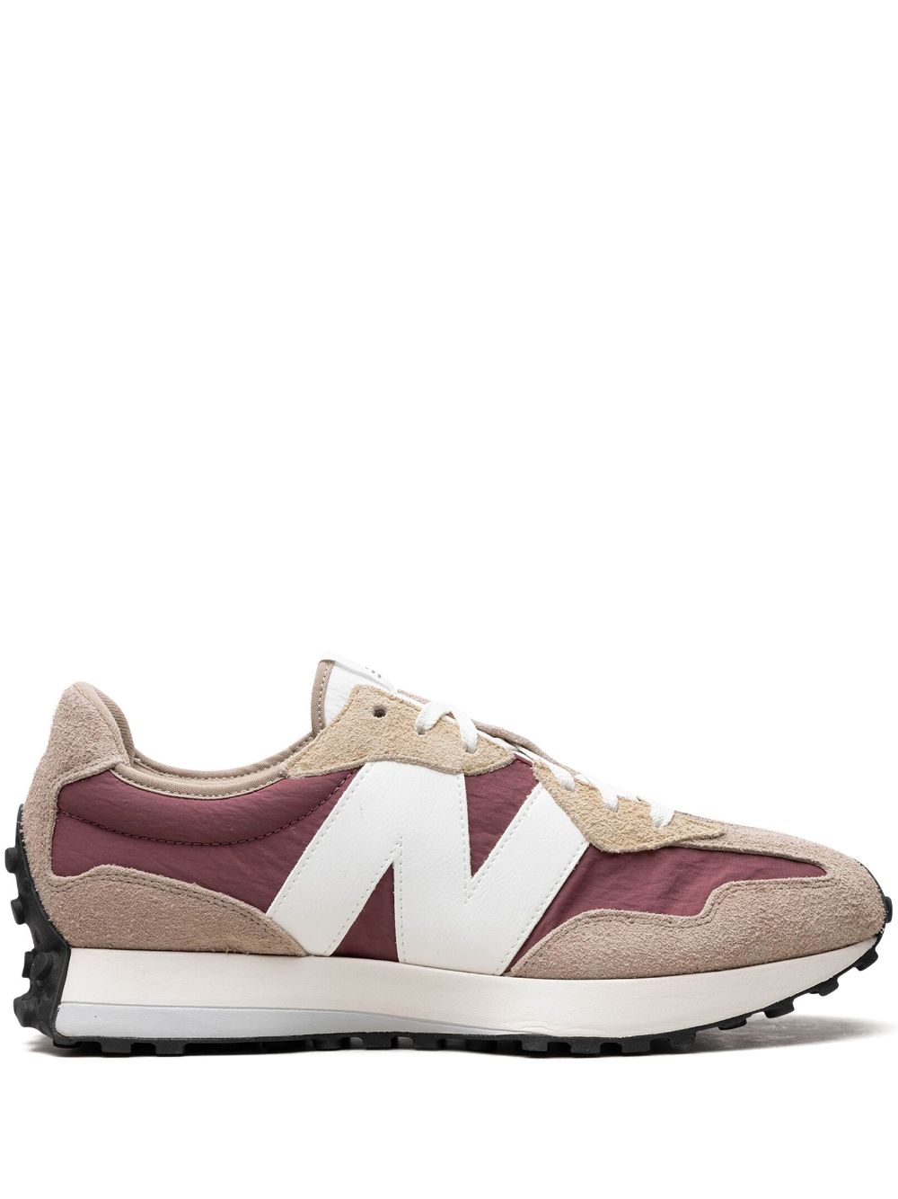 KICKWHO New Balance 327 "Driftwood Washed Burgundy" sneakers 