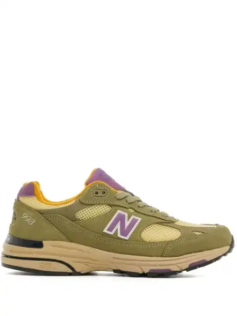 LUCY New Balance 993 "Made in USA - Olive Leaf   Maize" 