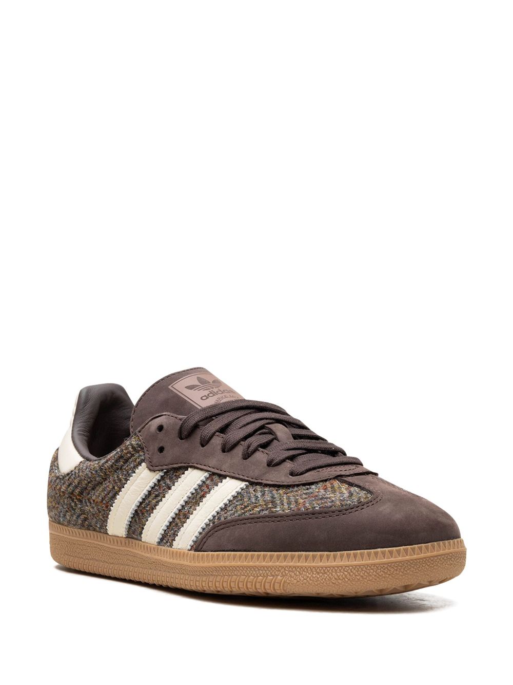 TB adidas Samba OG Tweed Pack "Dark Brown Cream White Gum" sneakers 