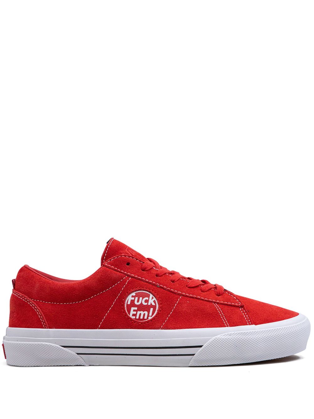 TB Vans x Supreme Skate Sid "F*ck 'Em Pack - Red" sneakers  