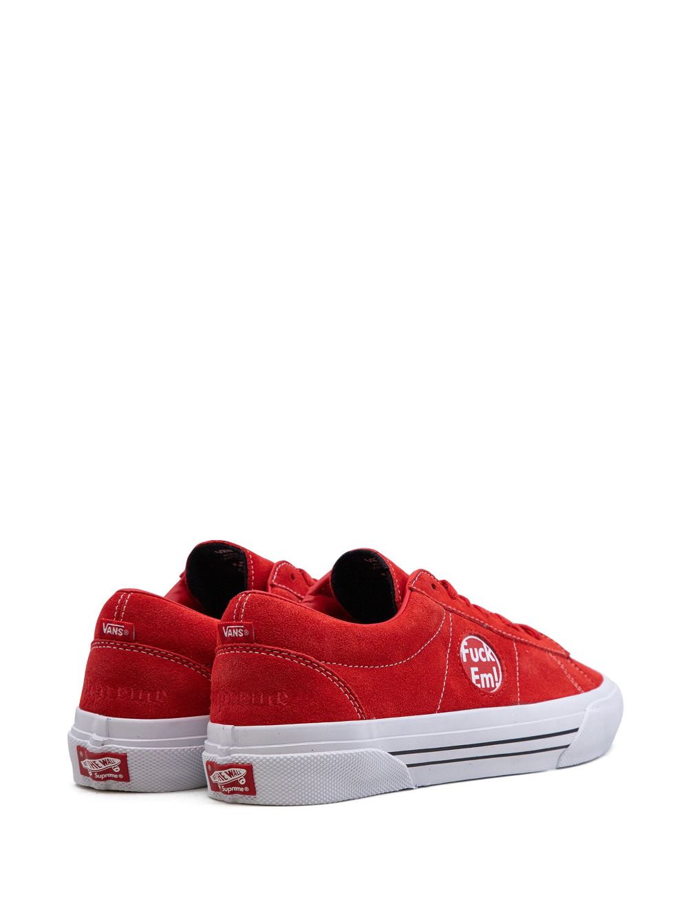 TB Vans x Supreme Skate Sid "F*ck 'Em Pack - Red" sneakers  