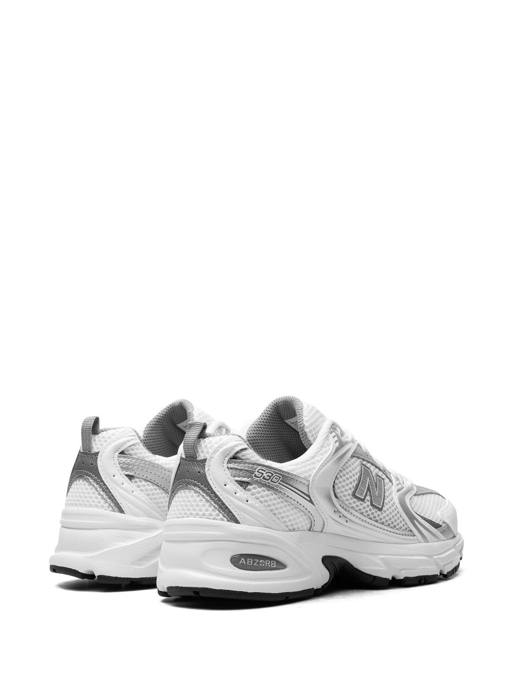 KICKWHO New Balance 530 "White Silver Metallic" sneakers 