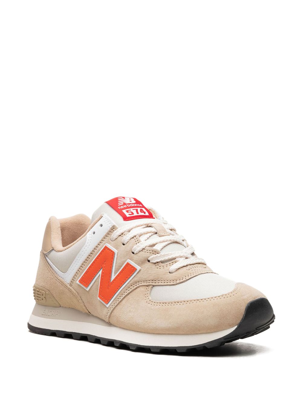 KICKWHO New Balance 574 "Bone Orange" sneakers 