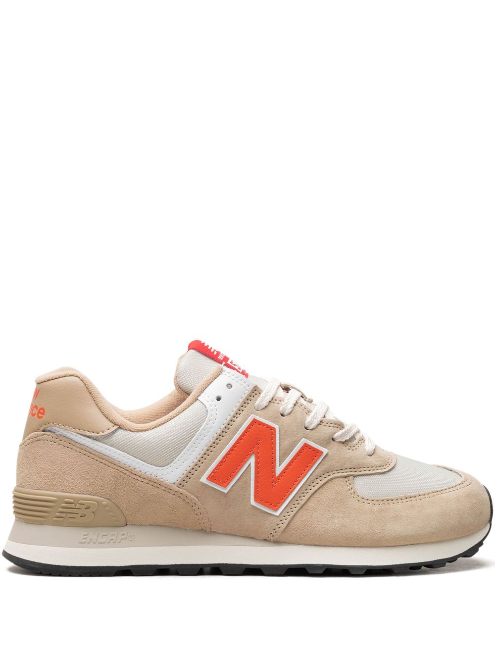 KICKWHO New Balance 574 "Bone Orange" sneakers 