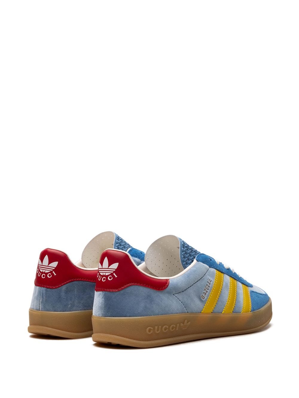 TB adidas x Gucci Gazelle "Light Blue Suede" sneakers 