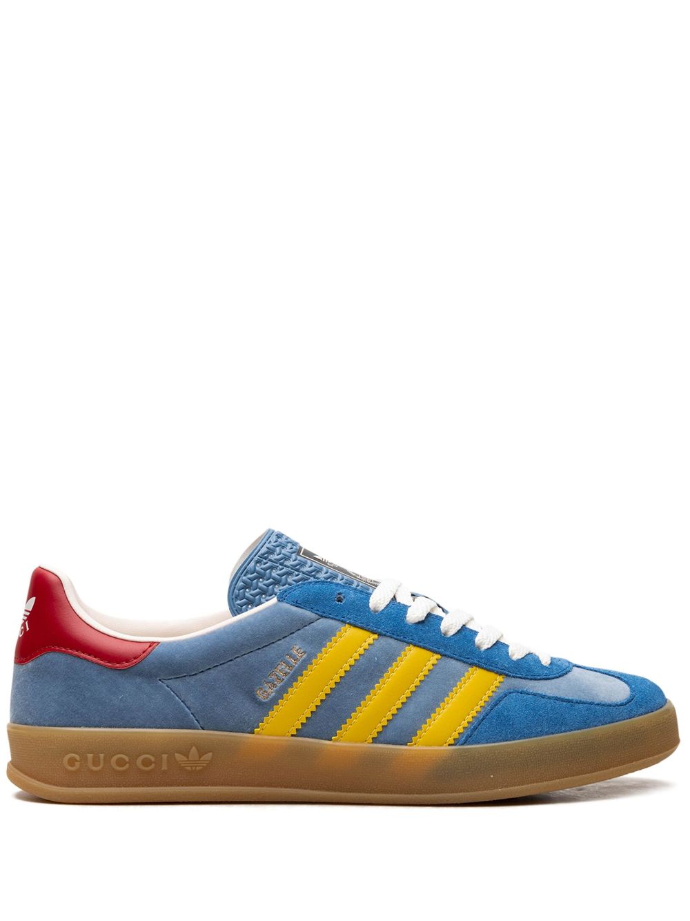 TB adidas x Gucci Gazelle "Light Blue Suede" sneakers 