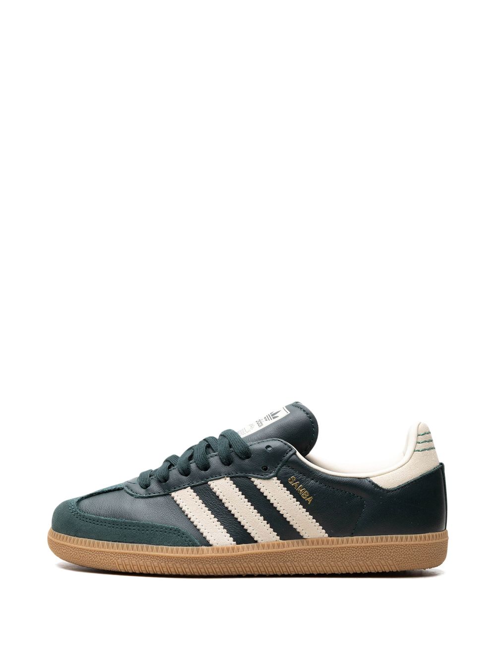 TB adidas Samba "Shadow Green Cream White Gold Metallic" sneakers 