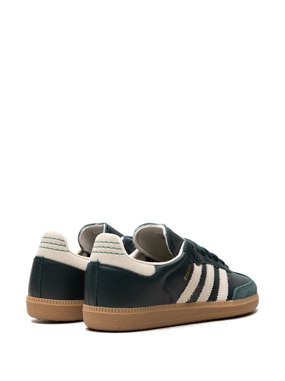 TB adidas Samba "Shadow Green Cream White Gold Metallic" sneakers 