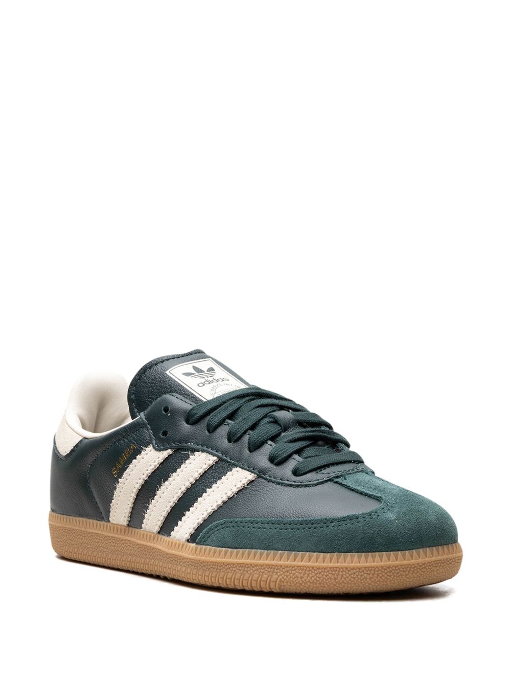 TB adidas Samba "Shadow Green Cream White Gold Metallic" sneakers 