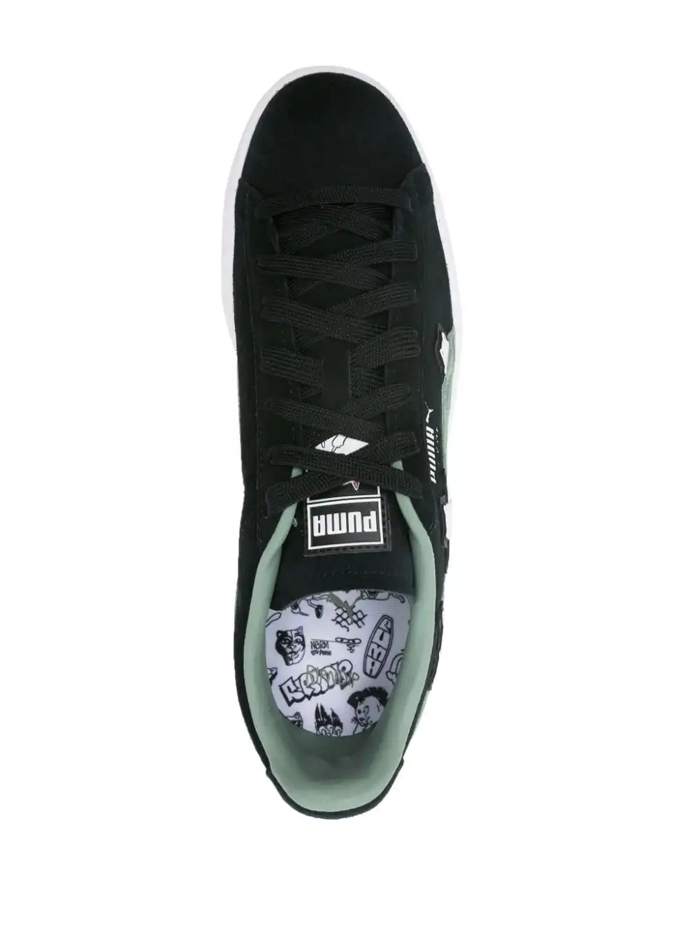 Cheap LY PUMA SUEDE BLACK RIPNDIP 