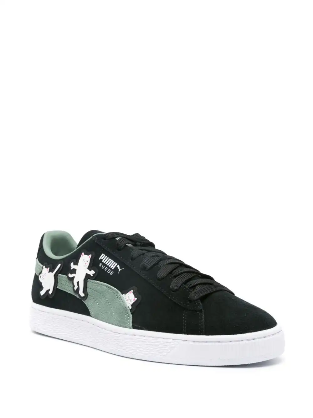 Cheap LY PUMA SUEDE BLACK RIPNDIP 