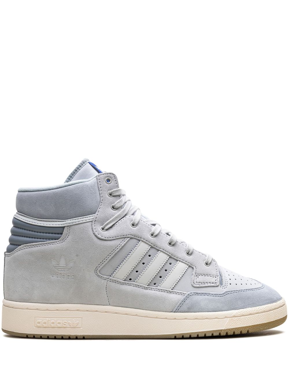 KICKWHO adidas Centennial 85 Hi "Clear Grey Crystal White Light Grey" sneakers 