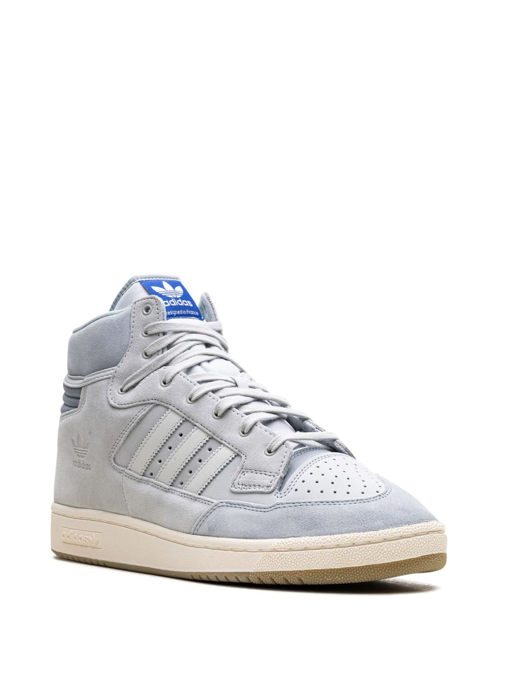 KICKWHO adidas Centennial 85 Hi "Clear Grey Crystal White Light Grey" sneakers 