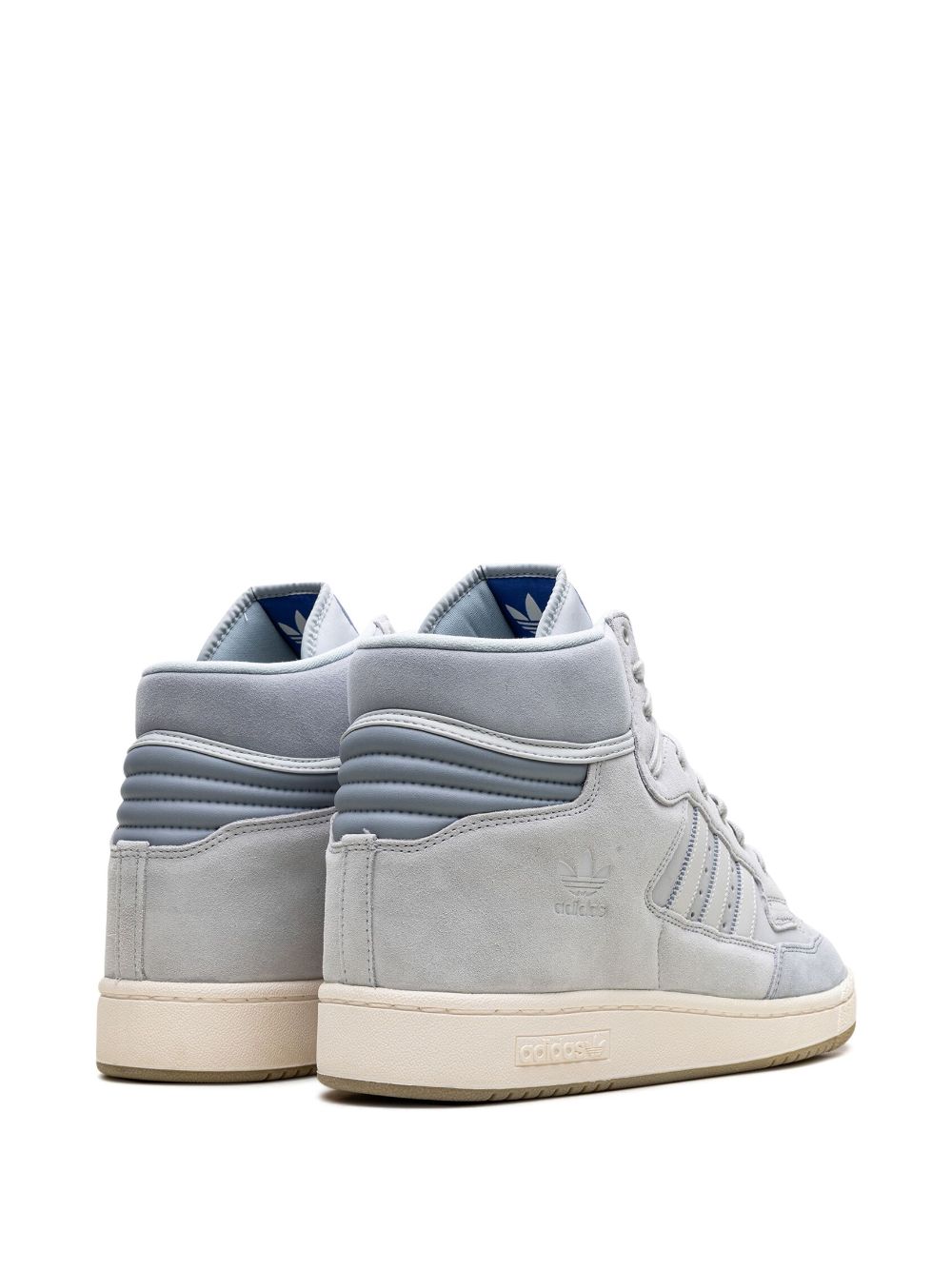 KICKWHO adidas Centennial 85 Hi "Clear Grey Crystal White Light Grey" sneakers 