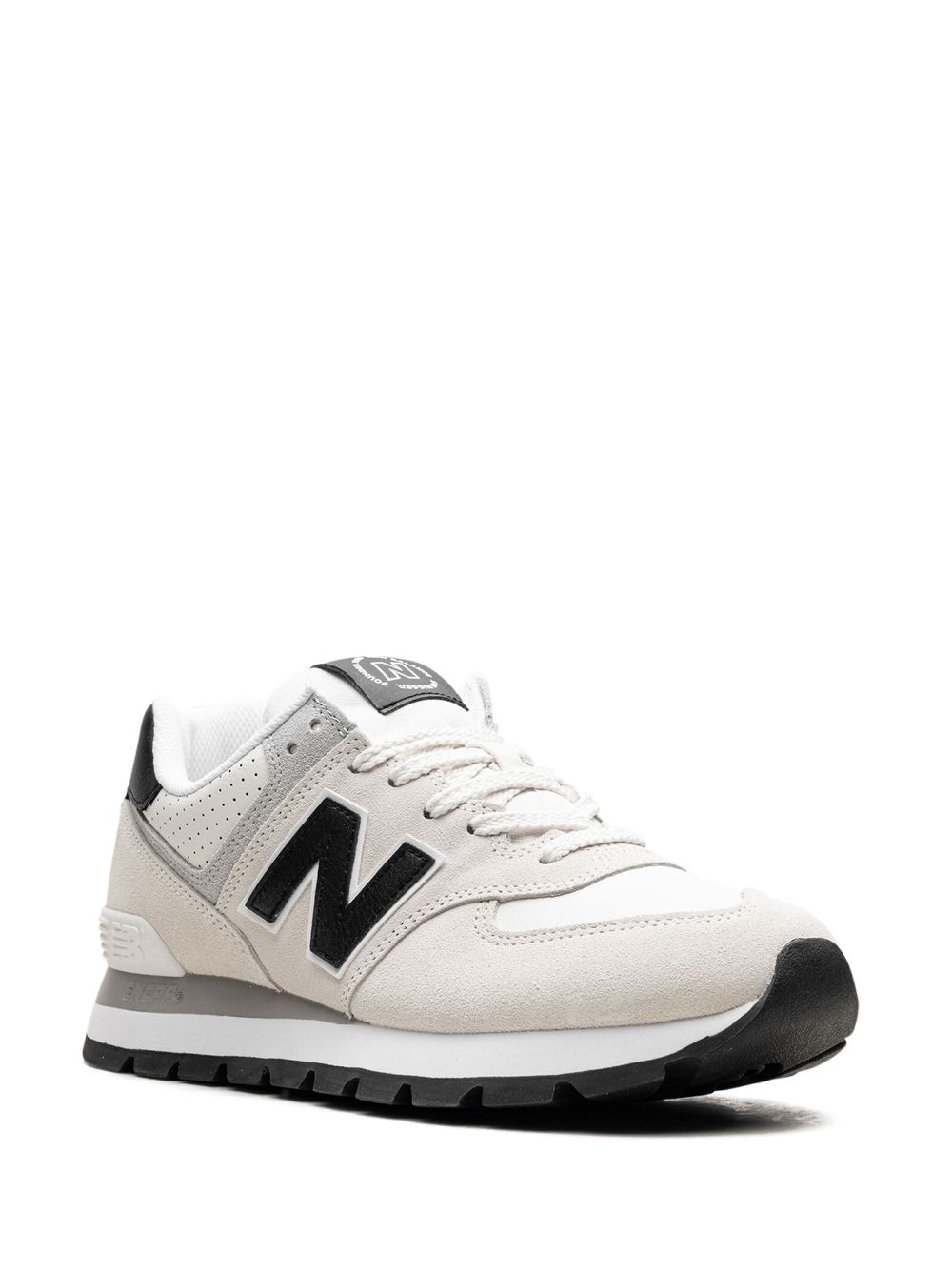 KICKWHO New Balance 574 Rugged "White Black" sneakers 