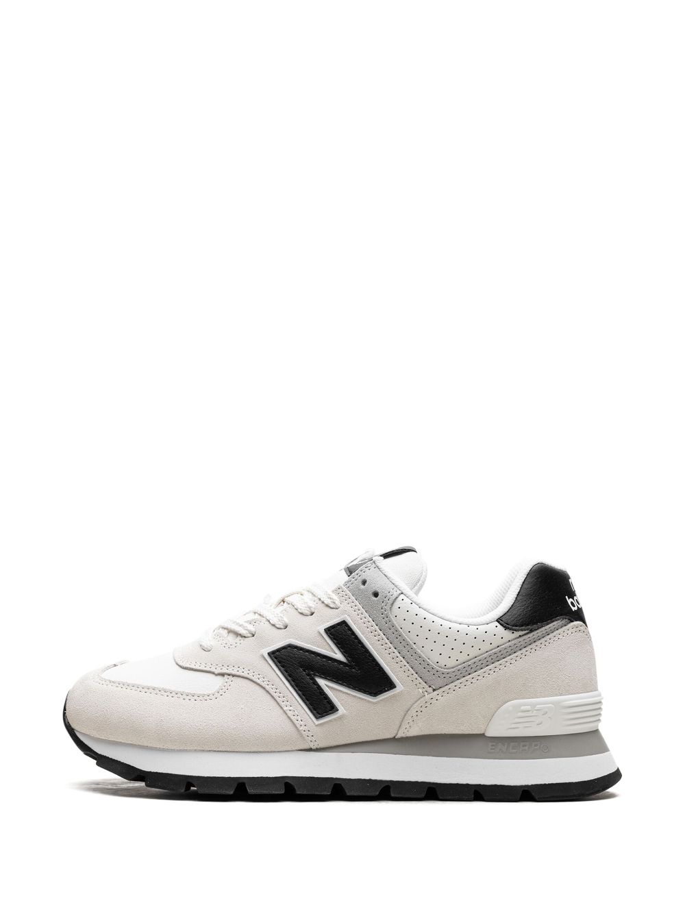 KICKWHO New Balance 574 Rugged "White Black" sneakers 