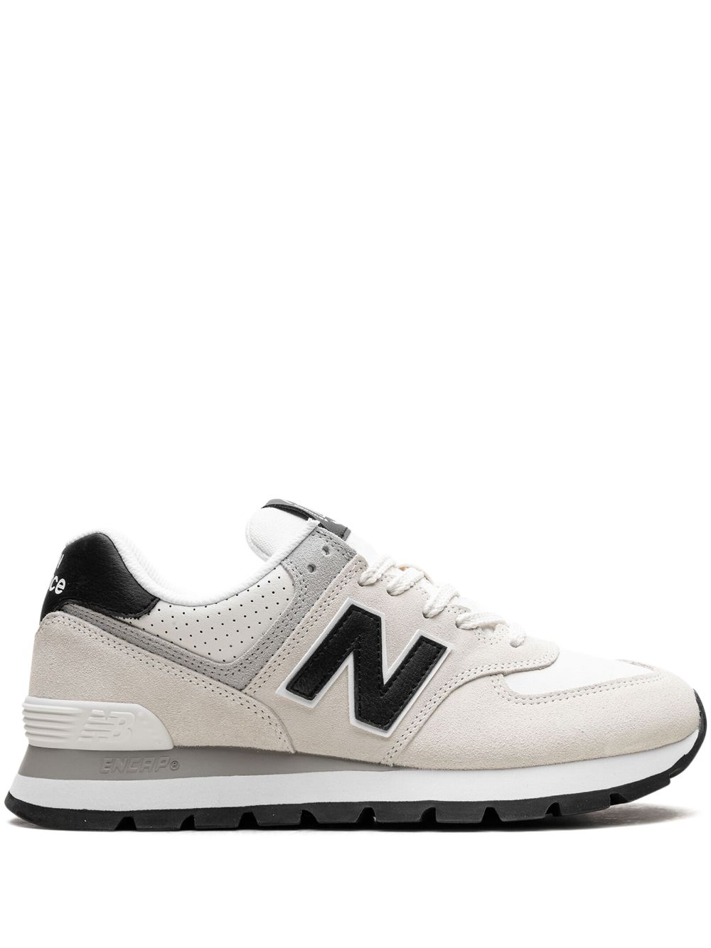 KICKWHO New Balance 574 Rugged "White Black" sneakers 