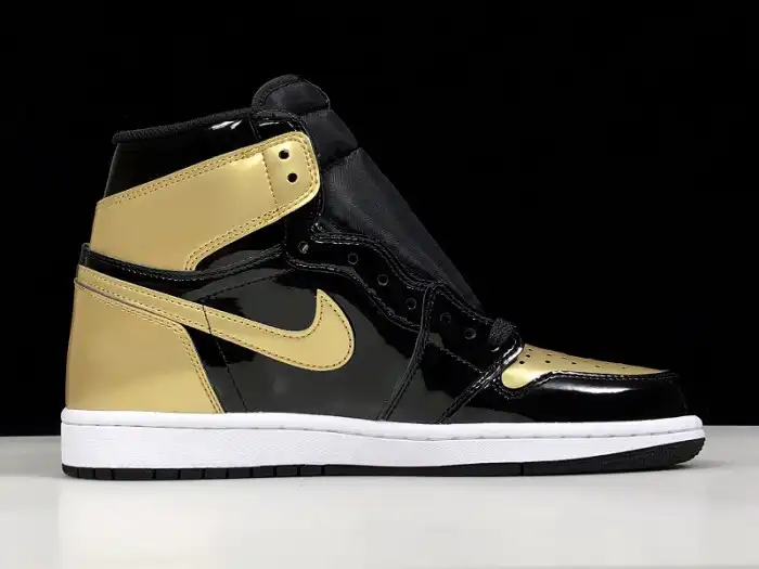 Cheap Air Jordan 1 Retro High Glod Toe 861428-007