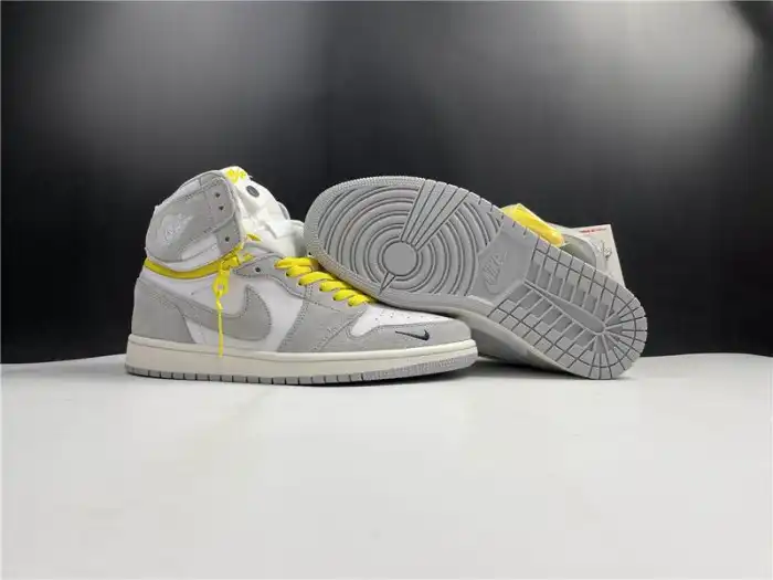 Bmlin Shoes Air Jordan 1 High Switch Light Smoke CW6576-100